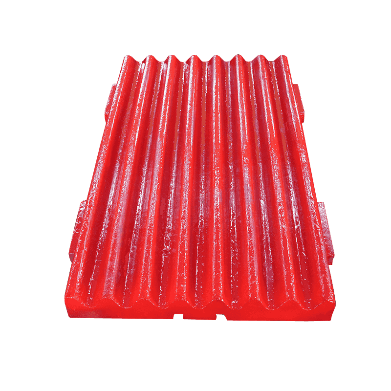 Backenbrecher mit fester Backenplatte aus hochmanganhaltigem Stahl