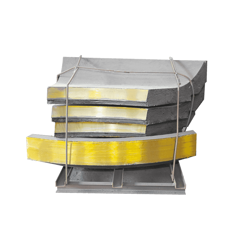 Hochverchromte Auskleidung für Prallbrecher